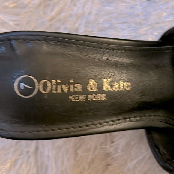 Olivia & Kate Black with Embellished Gold Studs, 3” High Heel Stiletto - Picture 7 of 7